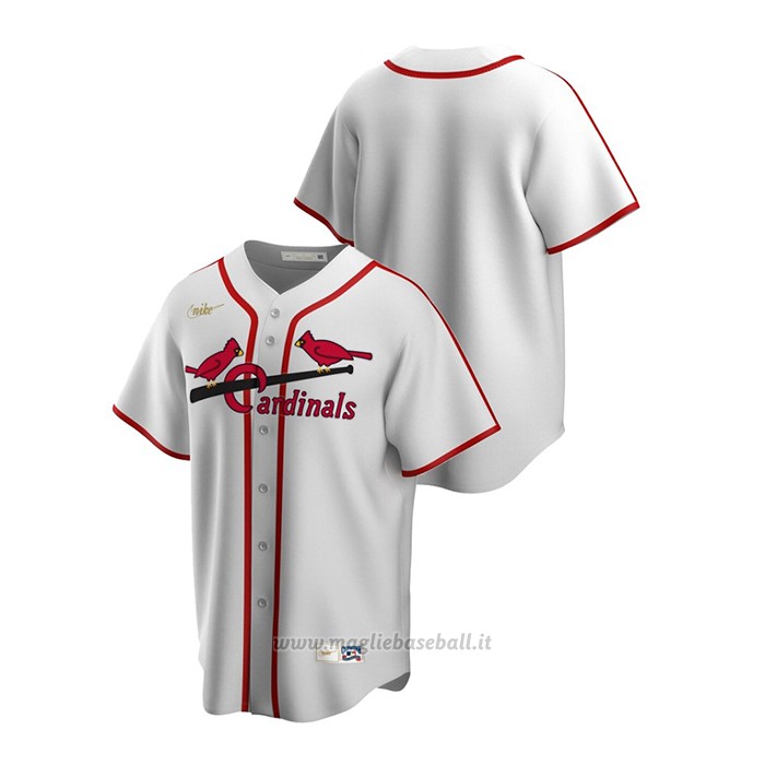 Maglia Baseball Uomo St. Louis Cardinals Cooperstown Collection Bianco